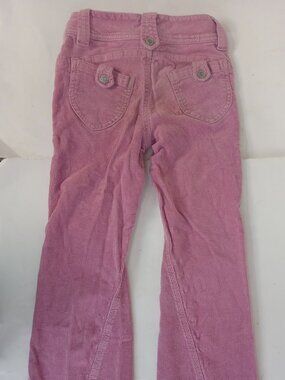 Vintage Y2K Light Pink Corduroy Pants Girls Sz 8 GLO Flare